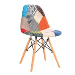 Καρέκλα ArteLibre KEET Patchwork Ύφασμα/Ξύλο 47x53x82cm - 1 τεμ.