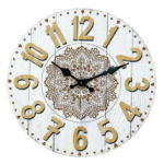 Ρολόι Τοίχου ArteLibre MDF Φ34x3.8cm - 1 τεμ.