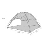 Σκηνή ArteLibre Μπλε 180D Polyester 2x1.5m - 1 τεμ. - Image 5