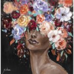 Πίνακας ArteLibre "Γυναικεία Φιγούρα" Καμβάς 80x80cm - 1 τεμ.