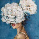 Πίνακας ArteLibre "Γυναικεία Φιγούρα" Καμβάς 90x90cm - 1 τεμ.