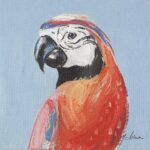 Πίνακας ArteLibre "Ζωϊκό Βασίλειο" Καμβάς 30x30cm - 1 τεμ.
