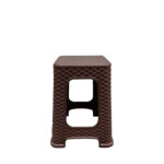 Σκαμπό ArteLibre Καφέ Rattan 35x35x46cm - 1 τεμ. - Image 3