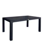 Τραπέζι Κήπου ArteLibre Eco Μαύρο Ανακυκλωμένο PP 150x90x74cm - 1 τεμ.