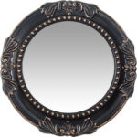 Καθρέπτης Τοίχου ArteLibre Μαύρο Πλαστικό Φ63.5x5.8cm - 1 τεμ.