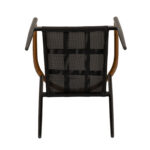 Πολυθρόνα Κήπου ArteLibre LIVINGSTONE Μαύρο/Καφέ Αλουμίνιο/Rattan 56x55x76cm - 1 τεμ. - Image 9