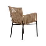 Πολυθρόνα Κήπου ArteLibre BLUENILE Μπεζ/Μαύρο Αλουμίνιο/Rattan 56x60x83cm - 1 τεμ. - Image 3
