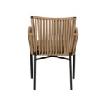 Πολυθρόνα Κήπου ArteLibre BLUENILE Μπεζ/Μαύρο Αλουμίνιο/Rattan 56x60x83cm - 1 τεμ. - Image 4