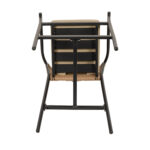 Σκαμπό ArteLibre MANDRAKA Μαύρο/Φυσικό Αλουμίνιο/Rattan 56x63x108cm - 1 τεμ. - Image 8