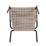 Πολυθρόνα Κήπου ArteLibre DAYA Γκρι/Μαύρο Αλουμίνιο/Rattan 57x67x84cm - 1 τεμ. - Image 8