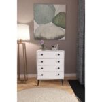 Συρταριέρα ArteLibre AMARI Λευκό Μοριοσανίδα 72x43x96cm - 1 τεμ. - Image 2