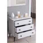 Συρταριέρα ArteLibre AMARI Λευκό Μοριοσανίδα 72x43x79cm - 1 τεμ. - Image 3