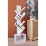 Βιβλιοθήκη ArteLibre BADRU Λευκό Μοριοσανίδα 40x19.5x150cm - 1 τεμ. - Image 2