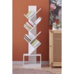 Βιβλιοθήκη ArteLibre BADRU Λευκό Μοριοσανίδα 40x19.5x150cm - 1 τεμ. - Image 3