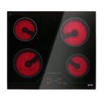 Εστία Εντοιχιζόμενη Κεραμική Μαύρο VOX EBC 400 DB - 1 τεμ. - Image 2
