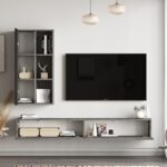 Σύνθετο ArteLibre ANERLEY Σκούρο Καφέ/Γκρι Με Εφέ Τσιμέντο Μοριοσανίδα 174.6x27.3x25cm/48.2x22x97.6cm - 1 τεμ. - Image 4