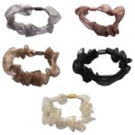 Σούρα Μαλλιών Λεπτή Σατέν Scrunchies ø10cm 4teen4ty 401374 - 12 τεμ.