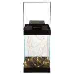 Φανάρι (LED) 'Glorie' Συνθετικό Μαύρο 13x14x30cm - 1 τεμ. - Image 2