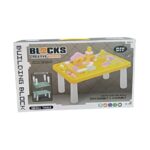 Σετ πάγκος κατασκευών DIY με τουβλάκια - 987-1 - 215585