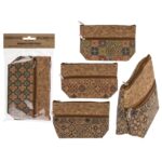 Τσαντάκι Φελλού Με Φερμουάρ Σχέδιο Mandala 17.5x11cm Σε 4 Σχέδια - 1 τεμ.