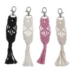 Μπρελόκ Κλειδιών Μακραμέ 80% Βαμβάκι/20% Polyester 2.7x14cm Σε 4 Χρώματα - 1 τεμ. - Image 5
