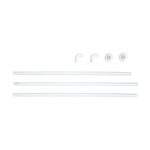 Βέργα κουρτίνας μπάνιου - Γωνιακή - CS-3290A - 90*90*90cm - 231392 - Image 2