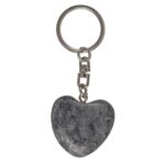 Μπρελόκ Κλειδιών Καρδιά Worry Stone Πολύχρωμο Πέτρα/Μέταλλο 3cm Σε Διάφορα Χρώματα - 1 τεμ. - Image 5