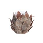 Φανάρι Καταιγίδας Tenon "Cone" Ξύλο Ecru PU 4 H. 15 cm D. 18 cm - 1 τεμ. - Image 2