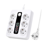 Πολύπριζο 6 θέσεων με διακόπτη & θύρες USB - KOS-27018EU - 270181