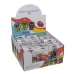 Ξύστρα Μολυβιού Κουκουβάγια Πλαστικό 3.5x2.5cm Σε 4 Χρώματα - 1 τεμ. - Image 3