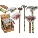 Μολύβι Δεινόσαυροι Με Γόμα Δεινόσαυρο 18.5cm Σε 2 Χρώματα - 1 τεμ.