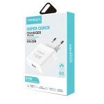 Treqa Φορτιστής Χωρίς Καλώδιο usb adapter 65W CH-228 [30601331] - 2 τεμ.