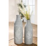 Βάζο ArteLibre Γκρι Κεραμικό Φ12x37cm - 1 τεμ. - Image 3