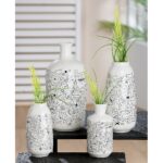 Βάζο ArteLibre Modern Art Λευκό Πορσελάνη Φ9x20cm Σε 2 Σχέδια - 1 τεμ. - Image 4