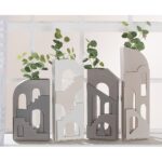 Βάζο ArteLibre Οίκος Γκρι Κεραμικό 14.5x8x35cm - 1 τεμ. - Image 2
