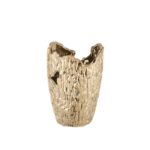 Βάζο Κωνικό 'Crepa' Κεραμικό Χρυσό 18.5x13cm - 1 τεμ. - Image 4