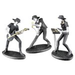 Διακοσμητικό ArteLibre Μουσικός Μαύρο Polyresin 17x11x24cm Σε 3 Σχέδια - 1 τεμ.