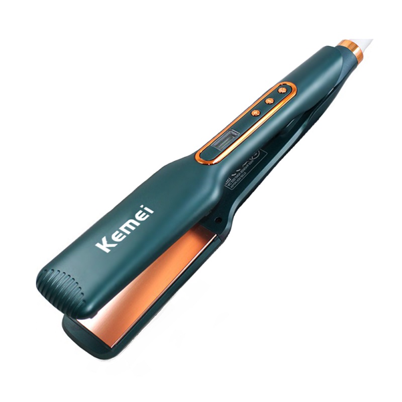 388796_ Ισιωτική μαλλιών - KM-8879 - Kemei - Green - Image 1