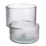 Βάζο 'Levels' Γυαλί Γκρι 14.5x16.5x16.5cm - 1 τεμ. - Image 3