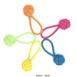 Παιχνίδι σκύλου σχοινί με μπάλα - 20cm - 12pcs - 550531 - Image 2
