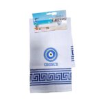 Πετσέτα ποτηρόπανο Souvenir με κέντημα - Σετ 12pcs - Greece - 416181