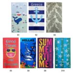 Πετσέτα Θαλάσσης Τυπωμένη Microfiber 70x140cm   245gr SummerTiempo 622154 - 1 τεμ.