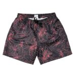Μαγιό Ανδρικό Polyester Μαύρο Κόκκινο  SummerTiempo 622975 - 1 τεμ.