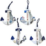 Άγκυρα με Θερμόμετρο Κρεμάστρα 12x10cm SummerTiempo 623124 - 12 τεμ.