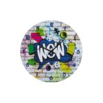 Ρολόι Τοίχου ArteLibre 'Wow' Με Γκράφιτι Πολύχρωμο MDF Φ33.8x2cm - 1 τεμ.