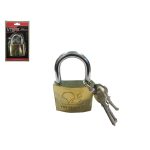 Ορειχάλκινο λουκέτο ελαφρύ τύπου 2,5cm [30501263] - 6 τεμ.