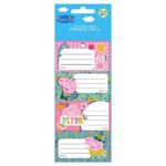 Ετικέτες Peppa pig σετ=5 Φύλλα 20 Ετικέτες  Peppa - 10 τεμ.