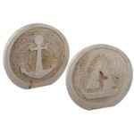 Διακοσμητικό ArteLibre Πλοίο Φυσικό Ξύλο 26x3x25cm Σε 2 Σχέδια - 1 τεμ.
