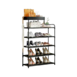 Ραφιέρα παπουτσιών 6 επιπέδων - YY8802-2 - 521803 - Black