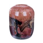Glasart Βάζο "Apart" Γυάλινο Orange Rose PU H. 27 cm D. 20 cm - 1 τεμ.